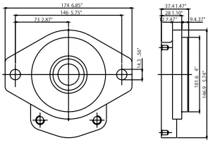 Bomba de engranajes Hybel S12