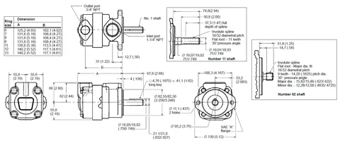 Bomba de paletas Nvicks V20 (intercambiable Vickers)