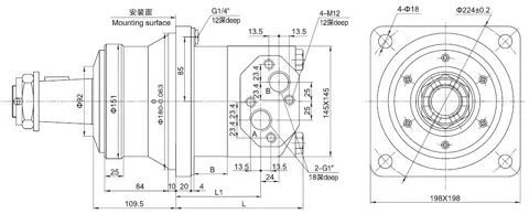 Motor orbital Thoth BM5W