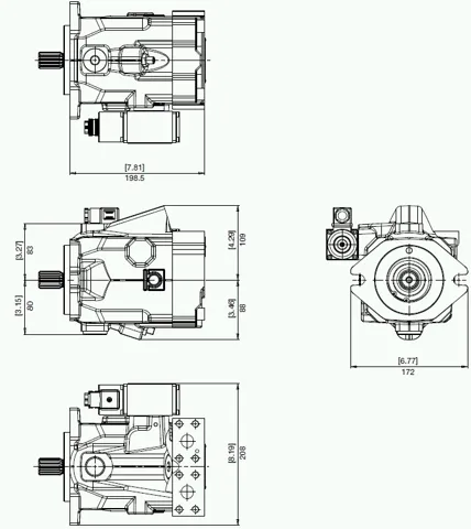 Motor variable Bondioli & Pavesi HPV4