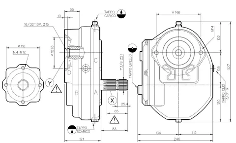 Multiplicador M6 6061.363.020