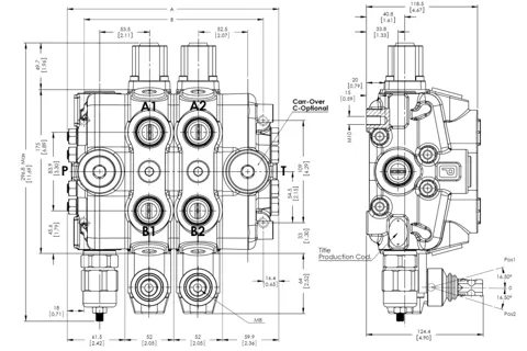 Válvula de comando modular Gemma GM-PD150